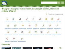 Tablet Screenshot of bioagris.pl